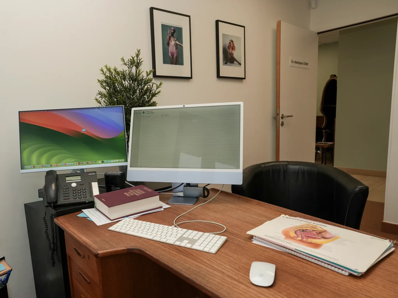 bureaux du Dr. Abdelghani Ziane, chirurgien gynécologue à Lyon